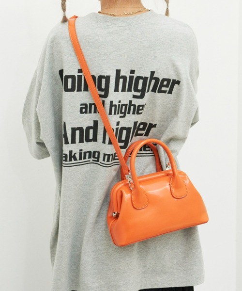 SHAGGIE（シャギー）の「エナメルミニグリップバッグ（ハンドバッグ・レディース・ホワイト/オレンジ/ブラック・FREE）」の20枚目の写真