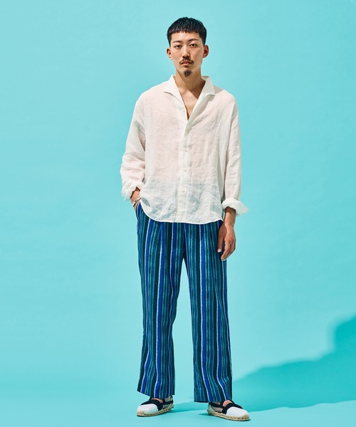 セール】【LA BOUCLE / ラブークル】1タックイージーパンツ (パターン