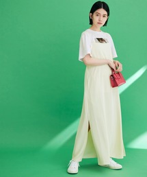 【WEB限定】キャミワンピースｘニットタンクトップ