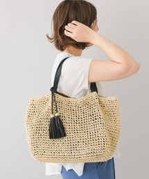 KATHARINE ROSS（キャサリンロス）の「【KATHARINE ROSS】タッセル2wayペーパートートバッグ WEB限定（かごバッグ・レディース）」