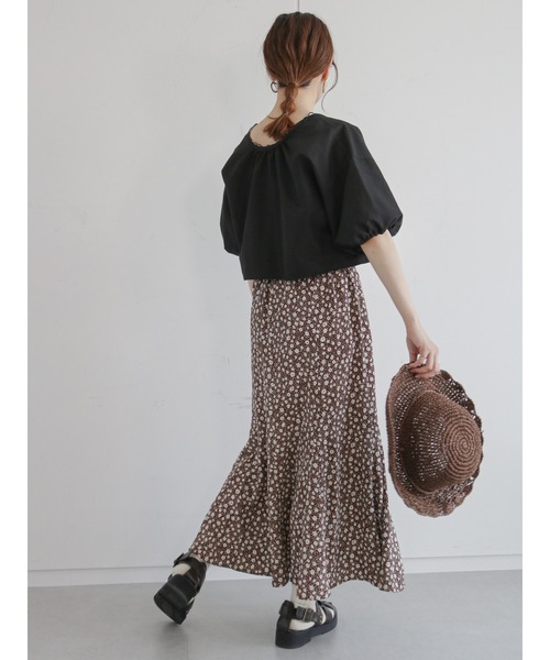 ehka sopo（エヘカソポ）の「スカラップペーパーハット（ハット・レディース・ベージュ/ブラウン/オフホワイト・ﾌﾘ-）」の11枚目の写真