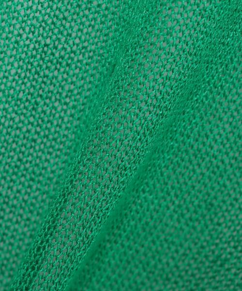 INGNI（イング）の「カラーシアー／カーディガン（カーディガン/ボレロ・レディース・グリーン/オレンジ/ブルー/ピンク/ブラック・M）」の8枚目の写真