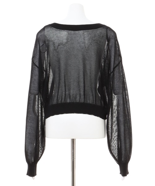 INGNI（イング）の「カラーシアー／カーディガン（カーディガン/ボレロ・レディース・グリーン/オレンジ/ブルー/ピンク/ブラック・M）」の15枚目の写真