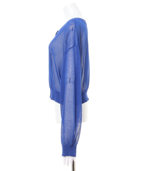 INGNI（イング）の「カラーシアー／カーディガン（カーディガン/ボレロ・レディース・グリーン/オレンジ/ブルー/ピンク/ブラック・M）」の19枚目の写真