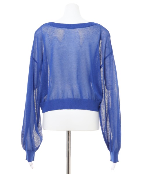 INGNI（イング）の「カラーシアー／カーディガン（カーディガン/ボレロ・レディース・グリーン/オレンジ/ブルー/ピンク/ブラック・M）」の20枚目の写真