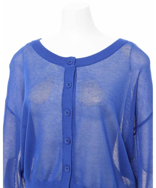 INGNI（イング）の「カラーシアー／カーディガン（カーディガン/ボレロ・レディース・グリーン/オレンジ/ブルー/ピンク/ブラック・M）」の21枚目の写真