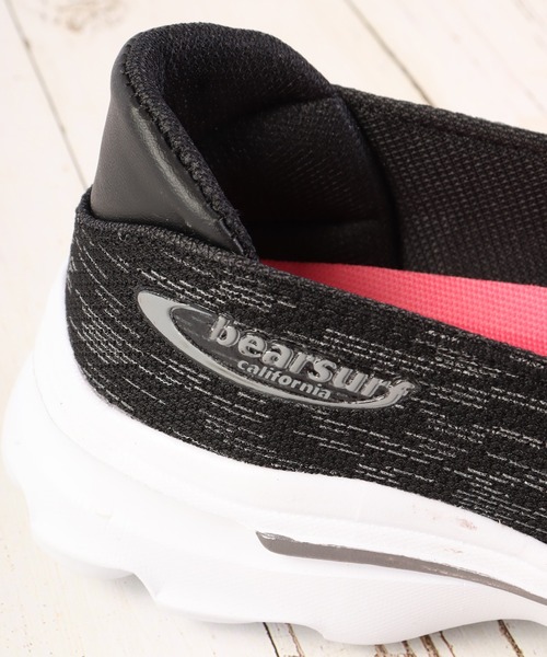 FUNALIVE（ファンアライブ）の「BEARSURF BOARDS 厚底スリッポンシューズ（スリッポン・レディース・ブラック/グレー・24.5/23/23.5/24/22.5）」の6枚目の写真