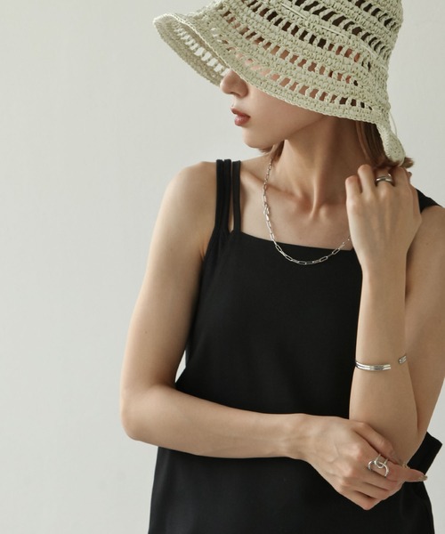 Chillfar(チルファー)の「キャミワンピース(ワンピース・レディース・ブラック/カーキ/アイボリー・FREE)」の10枚目の写真