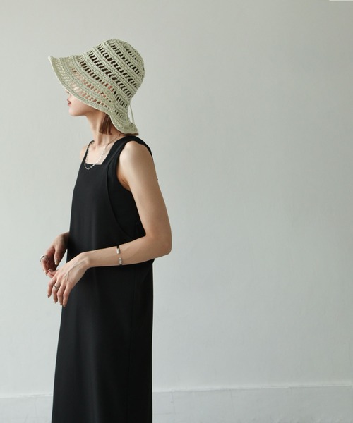 Chillfar(チルファー)の「キャミワンピース(ワンピース・レディース・ブラック/カーキ/アイボリー・FREE)」の7枚目の写真