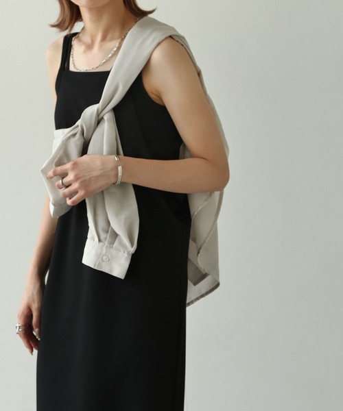 Chillfar(チルファー)の「キャミワンピース(ワンピース・レディース・ブラック/カーキ/アイボリー・FREE)」の18枚目の写真