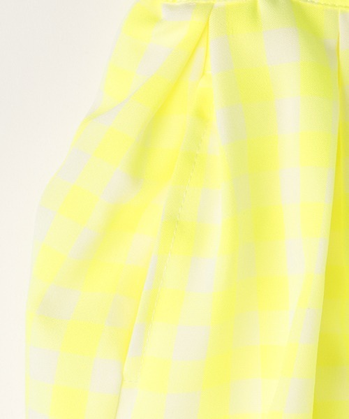 by LOVEiT（バイラビット）の「ギンガムプリーツキュロット（その他パンツ・キッズ・ピンク/イエロー/ブルー/ブラック・120cm/150cm/130cm/160cm/140cm）」の9枚目の写真