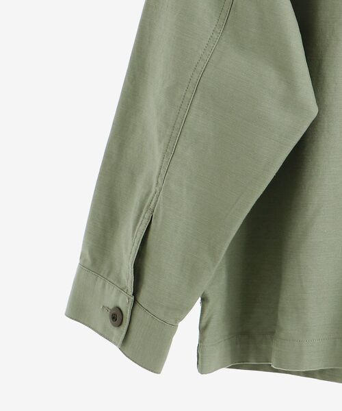 le.coeur blanc（ルクールブラン）の「バックサテンミリタリージャケット（ミリタリージャケット・レディース・アイボリー/カーキオリーブ・38）」の20枚目の写真
