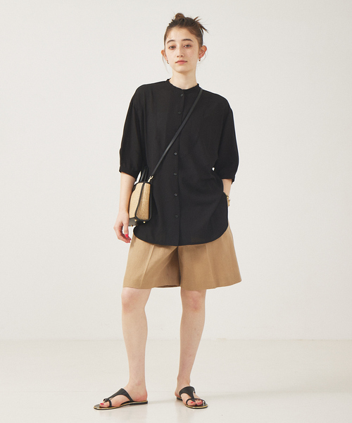 Rouge vif Anna（ルージュヴィフアンナ）の「ボイルメッシュブラウス（シャツ/ブラウス・レディース・ホワイト/ブラック・フリー）」の12枚目の写真