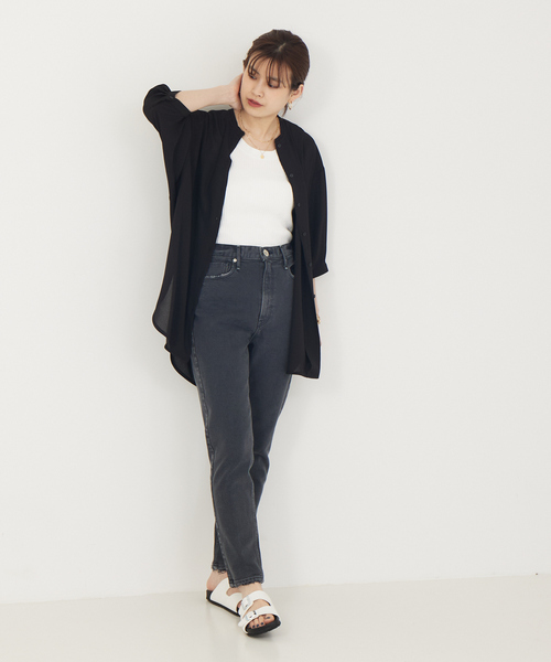 Rouge vif Anna（ルージュヴィフアンナ）の「ボイルメッシュブラウス（シャツ/ブラウス・レディース・ホワイト/ブラック・フリー）」の10枚目の写真