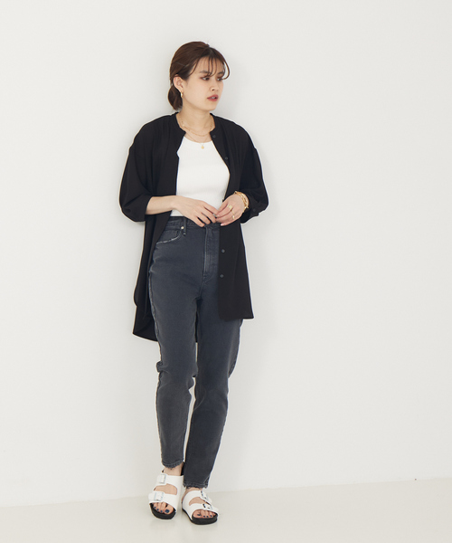 Rouge vif Anna（ルージュヴィフアンナ）の「ボイルメッシュブラウス（シャツ/ブラウス・レディース・ホワイト/ブラック・フリー）」の3枚目の写真