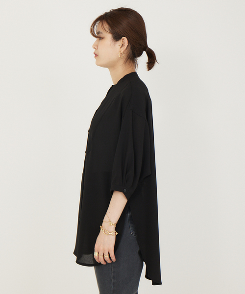 Rouge vif Anna（ルージュヴィフアンナ）の「ボイルメッシュブラウス（シャツ/ブラウス・レディース・ホワイト/ブラック・フリー）」の15枚目の写真