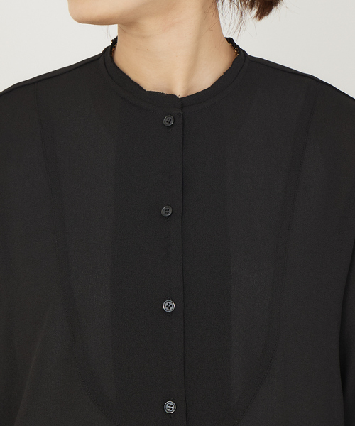 Rouge vif Anna（ルージュヴィフアンナ）の「ボイルメッシュブラウス（シャツ/ブラウス・レディース・ホワイト/ブラック・フリー）」の11枚目の写真