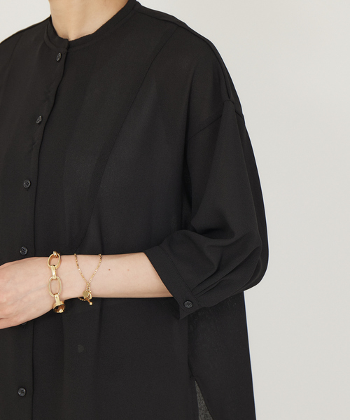 Rouge vif Anna（ルージュヴィフアンナ）の「ボイルメッシュブラウス（シャツ/ブラウス・レディース・ホワイト/ブラック・フリー）」の16枚目の写真