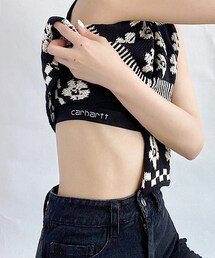 CARHARTT WIP W SCRIPT RACER TANK