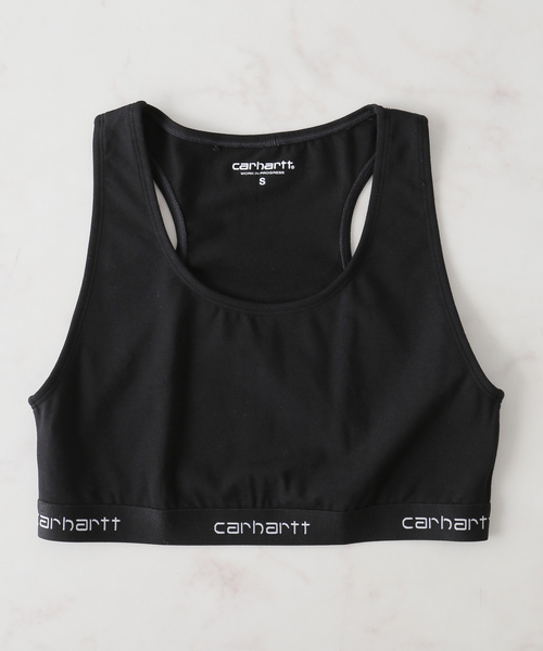 Charles Chaton（シャルルシャトン）の「CARHARTT WIP W SCRIPT RACER TANK（Tシャツ/カットソー・レディース・ブラック/ホワイト・X-SMALL/SMALL/MEDIUM）」の6枚目の写真