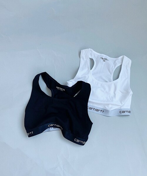 Charles Chaton（シャルルシャトン）の「CARHARTT WIP W SCRIPT RACER TANK（Tシャツ/カットソー・レディース・ブラック/ホワイト・X-SMALL/SMALL/MEDIUM）」の11枚目の写真