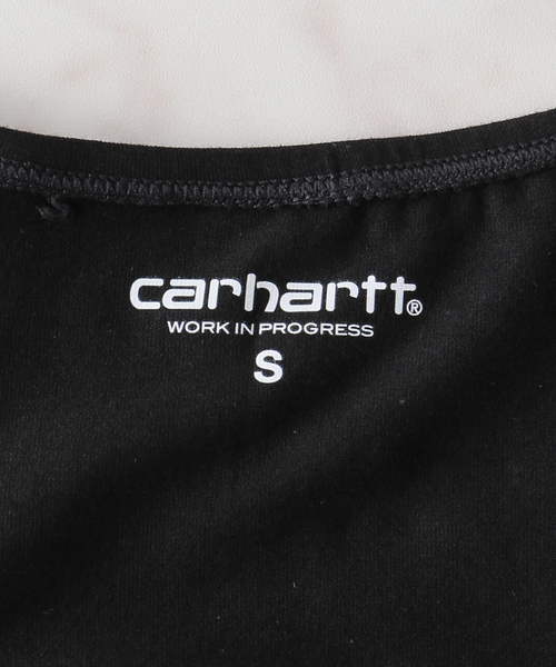 Charles Chaton（シャルルシャトン）の「CARHARTT WIP W SCRIPT RACER TANK（Tシャツ/カットソー・レディース・ブラック/ホワイト・X-SMALL/SMALL/MEDIUM）」の13枚目の写真