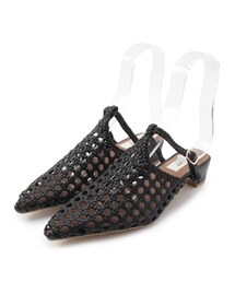 ◆【In LIFE】メッシュポインテッドミュール