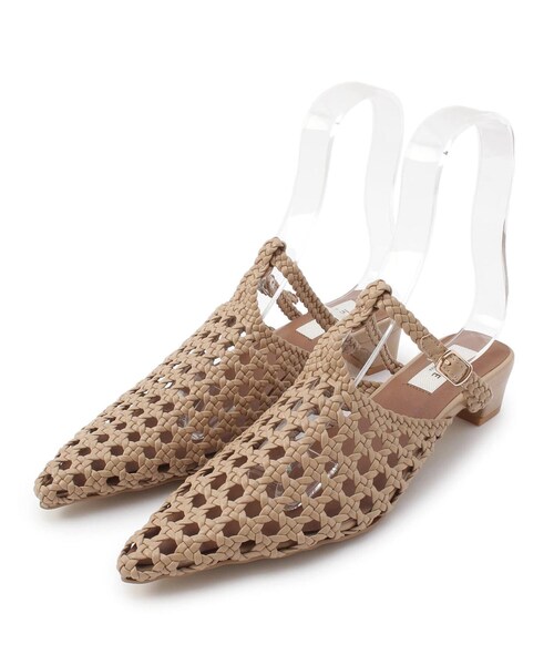 ESPERANZA(エスペランサ)の「◆【In LIFE】メッシュポインテッドミュール(サンダル・レディース・ブラック系2/ベージュ系2/アイボリー系2・LL/S/M/L)」の3枚目の写真