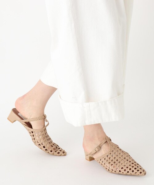 ESPERANZA(エスペランサ)の「◆【In LIFE】メッシュポインテッドミュール(サンダル・レディース・ブラック系2/ベージュ系2/アイボリー系2・LL/S/M/L)」の4枚目の写真