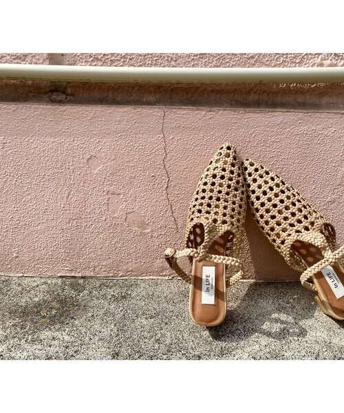 ESPERANZA(エスペランサ)の「◆【In LIFE】メッシュポインテッドミュール(サンダル・レディース・ブラック系2/ベージュ系2/アイボリー系2・LL/S/M/L)」の16枚目の写真