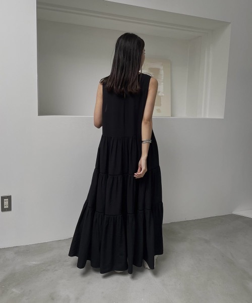 I_am（アイアム）の「radder lace tiered ops（ワンピース・レディース・ホワイト/ブラック・FREE）」の7枚目の写真