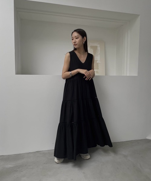 I_am（アイアム）の「radder lace tiered ops（ワンピース・レディース・ホワイト/ブラック・FREE）」の14枚目の写真