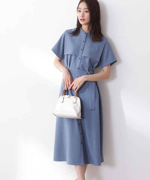 セール 追加生産 スクエアケープシャツワンピース シャツワンピース N N Natural Beauty Basic エヌエヌ ナチュラルビューティーベーシック のファッション通販 Zozotown
