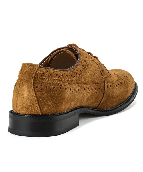 GUIONNET（ギオネ）の「GUIONNET WING TIP DERBY SUEDE ギオネ ウィングチップ ダービー スエード 外羽根 ドレスシューズ（ドレスシューズ・メンズ・グレー/キャメル・24.5cm/25.0cm/26.0cm/29.0cm/27.5cm/30.0cm/24.0cm/27.0cm/25.5cm/26.5cm/28.0cm）」の8枚目の写真