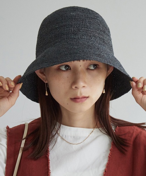 CONTROL FREAK（コントロールフリーク）の「【CONTROL FREAK/コントロールフリーク】ラフィアバケットハット（ハット