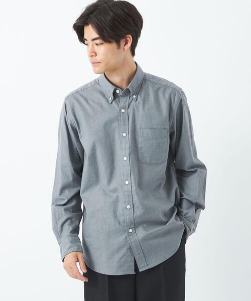 green label relaxing（グリーンレーベルリラクシング）の「ナチュラルフィットビエラ ボタンダウン 長袖 シャツ（シャツ/ブラウス・メンズ・ホワイト/ライトピンク/ケリー/ロイヤルブルー・S/M/L/XL/XS）」の2枚目の写真