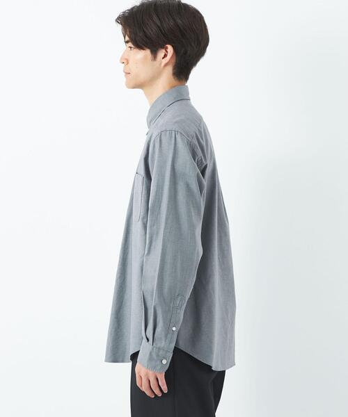 green label relaxing（グリーンレーベルリラクシング）の「ナチュラルフィットビエラ ボタンダウン 長袖 シャツ（シャツ/ブラウス・メンズ・ホワイト/ライトピンク/ケリー/ロイヤルブルー・S/M/L/XL/XS）」の9枚目の写真