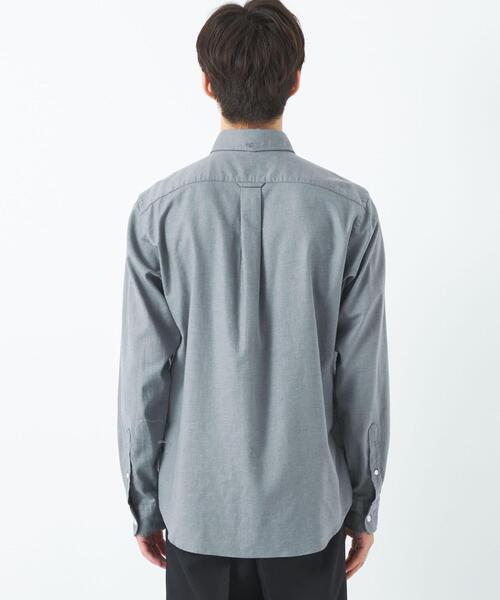 green label relaxing（グリーンレーベルリラクシング）の「ナチュラルフィットビエラ ボタンダウン 長袖 シャツ（シャツ/ブラウス・メンズ・ホワイト/ライトピンク/ケリー/ロイヤルブルー・S/M/L/XL/XS）」の10枚目の写真