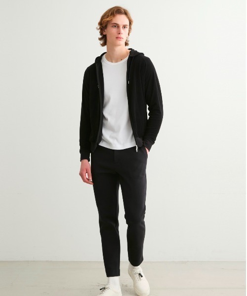 three dots（スリードッツ）の「ハイゲージダンボール スウェットパンツ（スウェットパンツ・メンズ・ブラック/ネイビー・SMALL/MEDIUM/LARGE）」の8枚目の写真