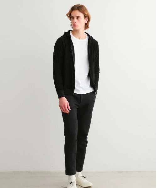 three dots（スリードッツ）の「ハイゲージダンボール スウェットパンツ（スウェットパンツ・メンズ・ブラック/ネイビー・SMALL/MEDIUM/LARGE）」の9枚目の写真