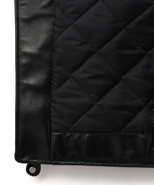 schott（ショット）の「Schott/ショット/613UHT HORSEHIDE ONESTAR TALL/ホースハイド ワンスタートール（ライダースジャケット・メンズ・ブラック・44/40/38/42）」の13枚目の写真