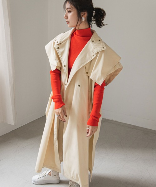 R..　SALUE サルエドレスコート トレンチコートLisette R..様専用 SALUE サルエドレスコート トレンチコートLisette