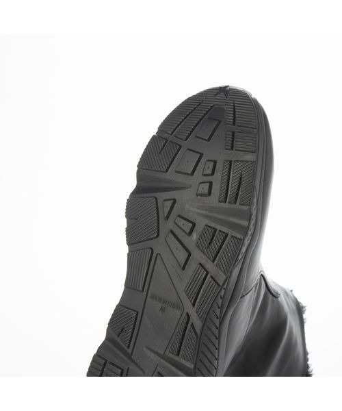 Fin（フィン）の「フェイクファー厚底スニーカーブーツ【低反発スポンジ入り】（ブーツ・レディース・ブラック/ベージュ/ブラック系その他・LL/S/M/L）」の7枚目の写真