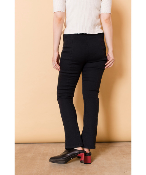 OSMOSIS（オズモーシス）の「【WEB限定アイテム】ﾃﾞﾆﾑｾﾐﾌﾚｱｰﾚｷﾞﾝｽ（レギンス/スパッツ・レディース・ブラック/ブルー・ONE SIZE）」の8枚目の写真