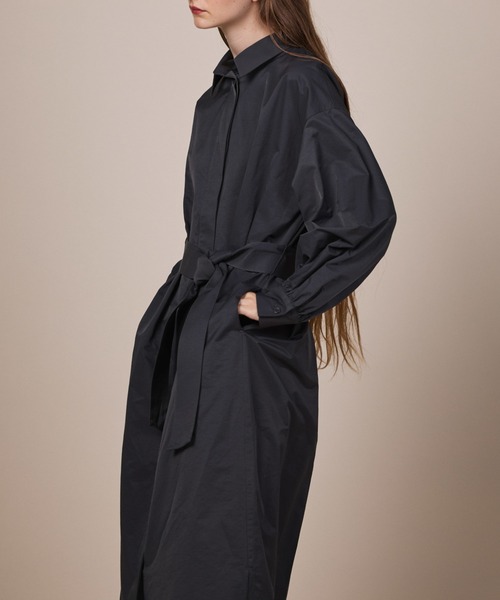 ReNorm（リノーム）の「2WAYシャツワンピース（シャツワンピース・レディース・サックスブルー/ベージュ/チャコール・M/S）」の5枚目の写真