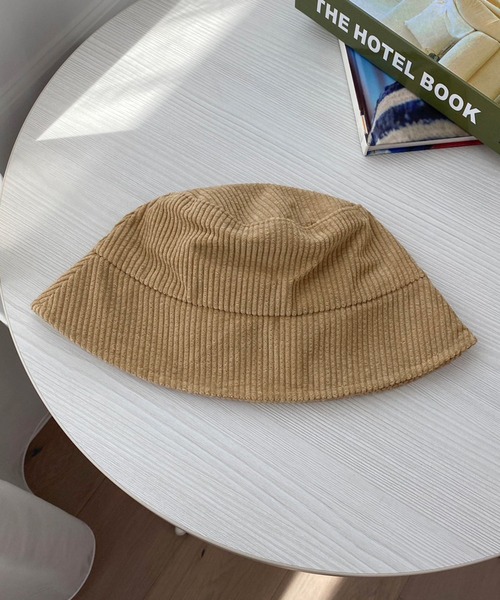 apres jour mignon(アプレジュールミニョン)の「【apresjour mignon×ARIAZ】コーデュロイバケハ(ハット・レディース・アイボリー/ライトブラウン/ブラック・ONESIZE)」の6枚目の写真