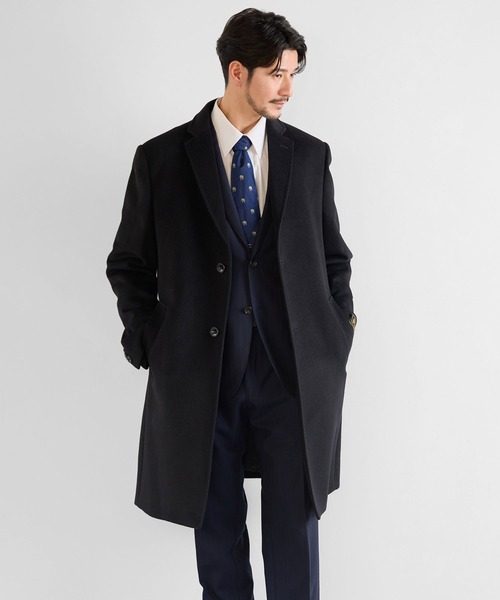 カシミヤフォーマルチェスターコートメンズ（チェスターコート