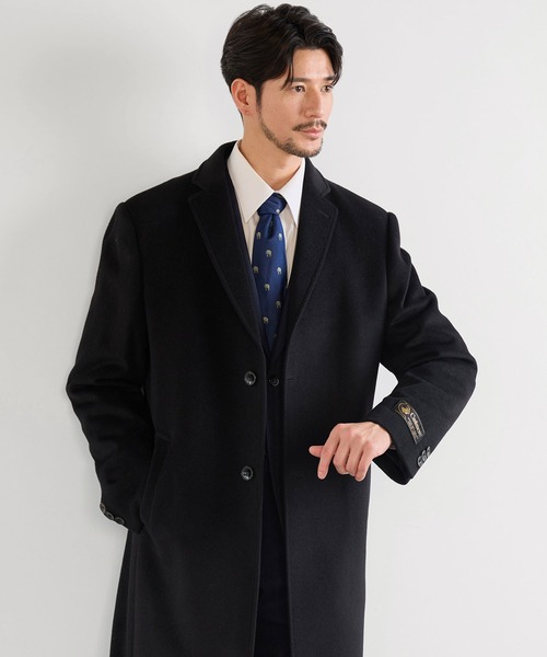 sankyo shokai(サンキョウショウカイ)の「カシミヤフォーマルチェスターコートメンズ(チェスターコート・メンズ・ブラック・L/LL/3L)」の12枚目の写真