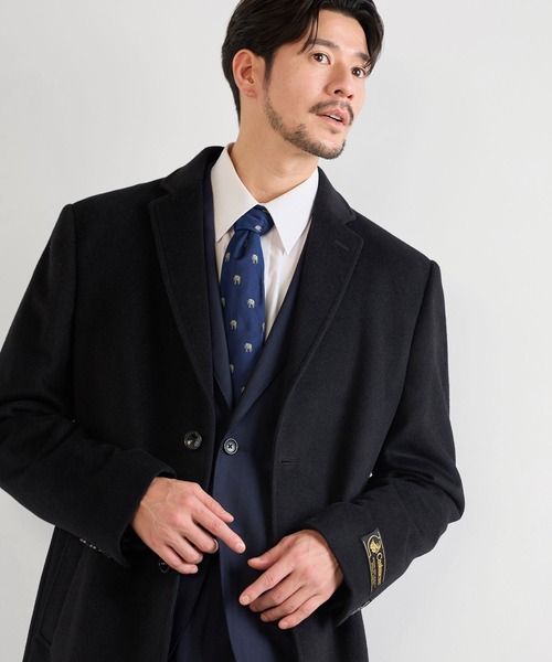 カシミヤフォーマルチェスターコートメンズ（チェスターコート