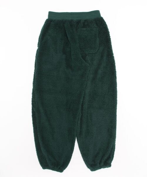 Beno（ビーノ）の「シルキーボア サガラ刺繍レターロゴ ワイドジョガーパンツ（スウェットパンツ・メンズ・グリーン/イエロー/オフホワイト/ピンクベージュ/ブラック・L/M）」の9枚目の写真